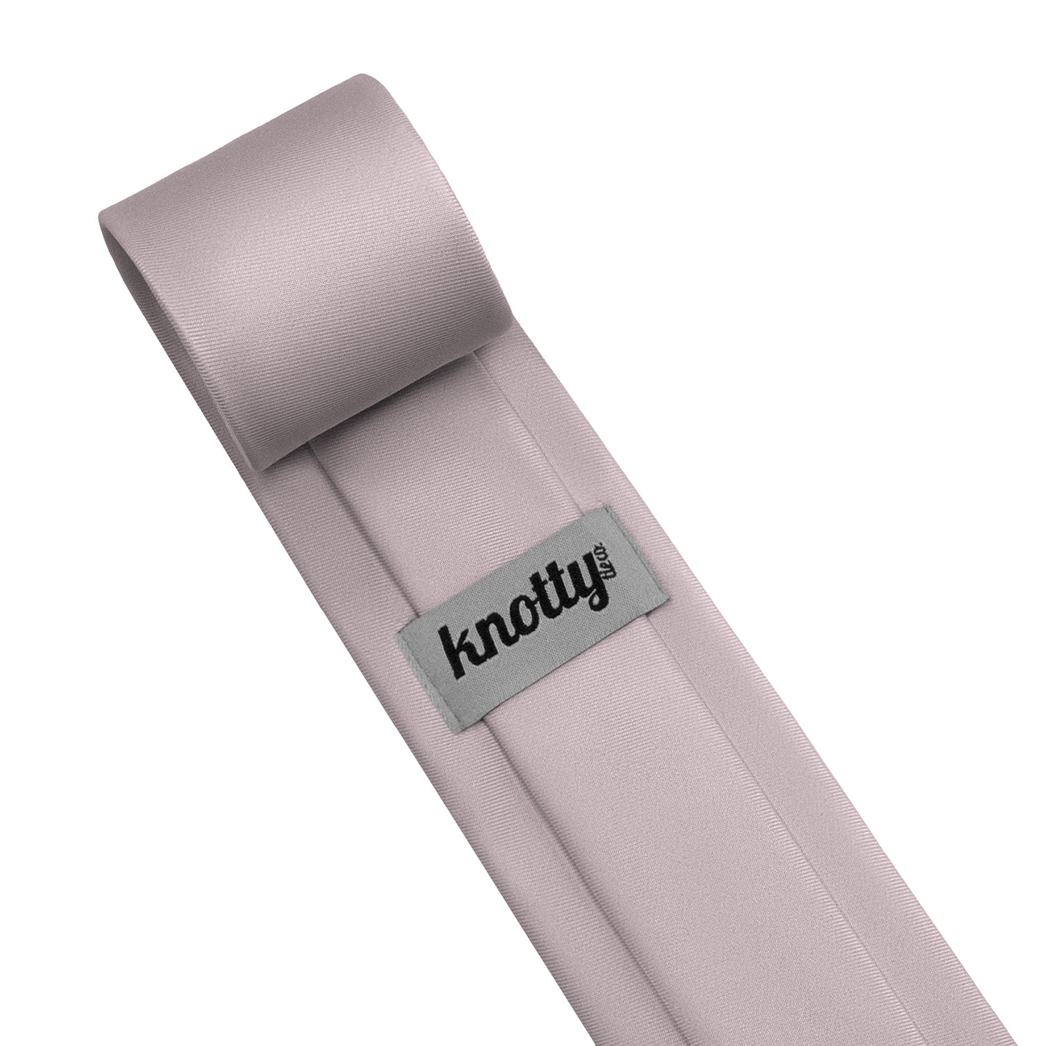 Azazie Frosted Lilac Necktie - Tag - Knotty Tie Co.