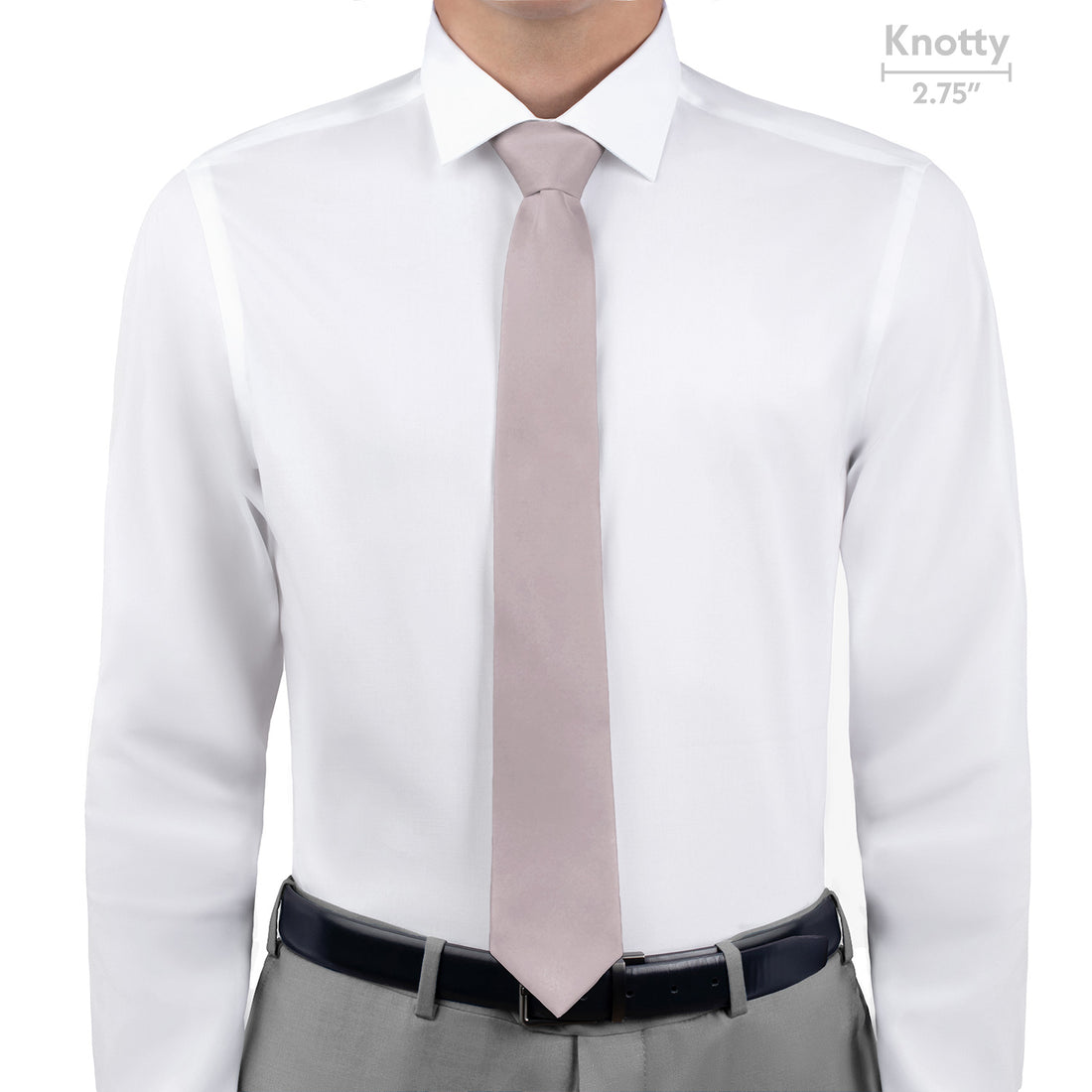 Azazie Frosted Lilac Necktie - Knotty - Knotty Tie Co.