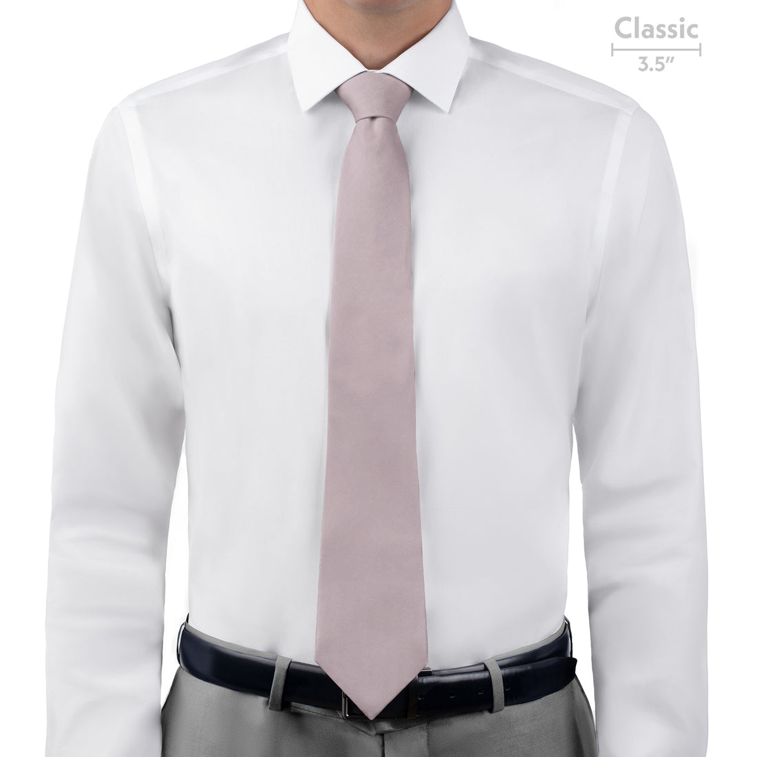 Azazie Frosted Lilac Necktie - Classic  - Knotty Tie Co.