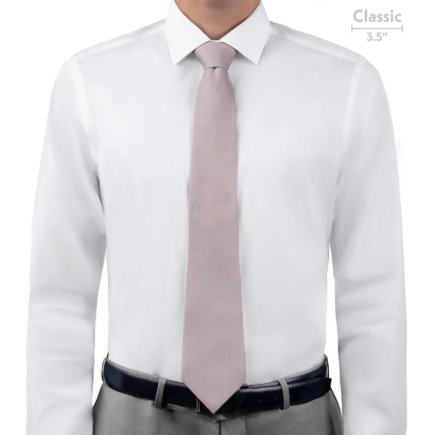 Azazie Frosted Lilac Necktie - Classic  - Knotty Tie Co.