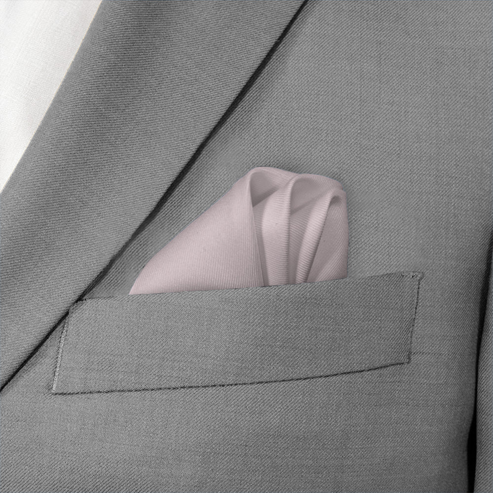 Azazie Frosted Lilac Pocket Square - Wave Fold - Knotty Tie Co.