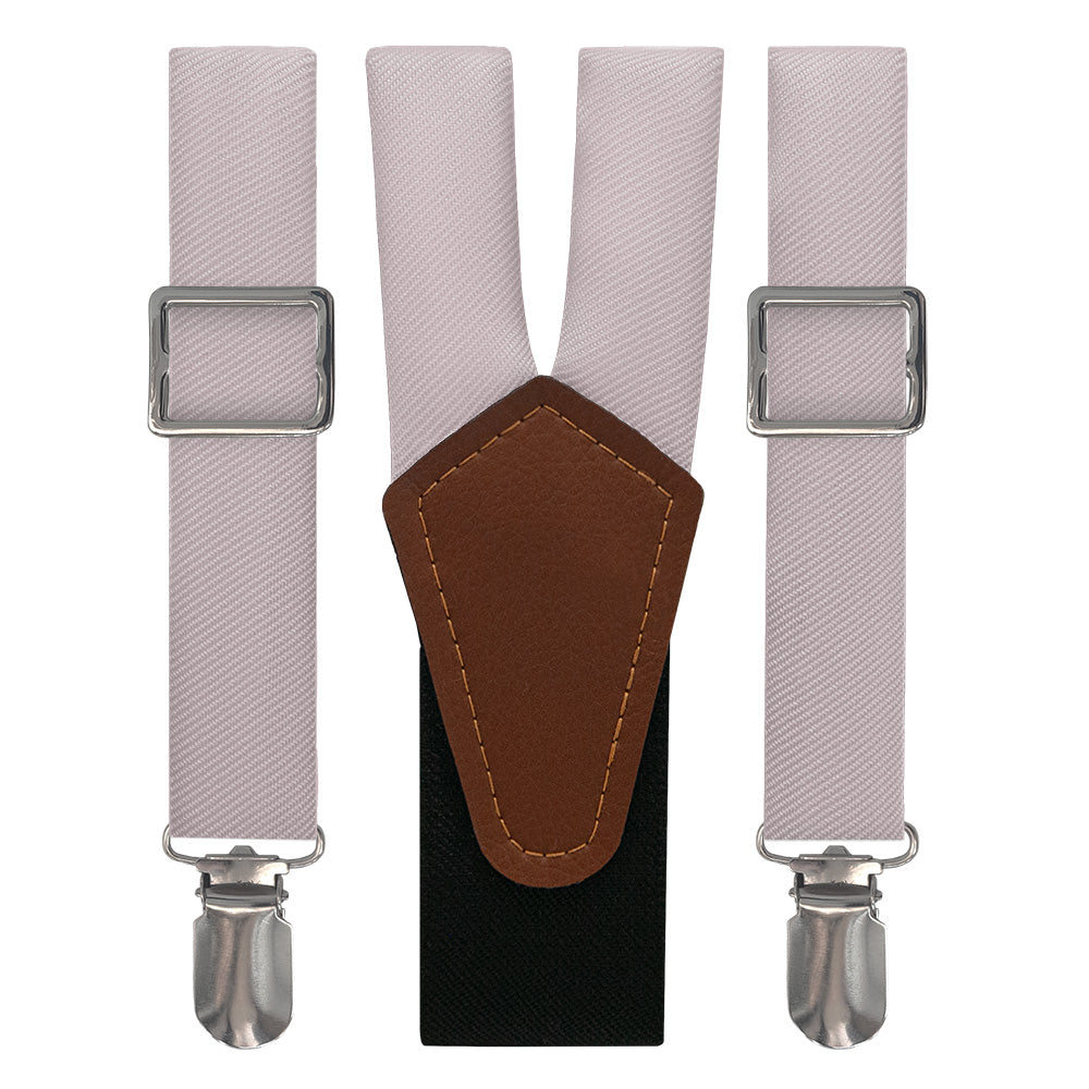 Azazie Frosted Lilac Suspenders - Main View - Knotty Tie Co.