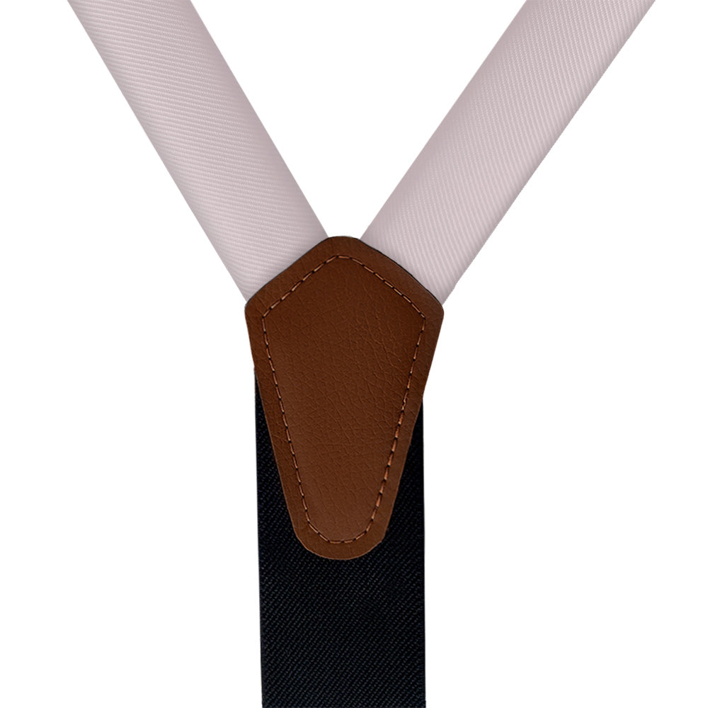 Azazie Frosted Lilac Suspenders - Vegan Leather Y-Back - Knotty Tie Co.
