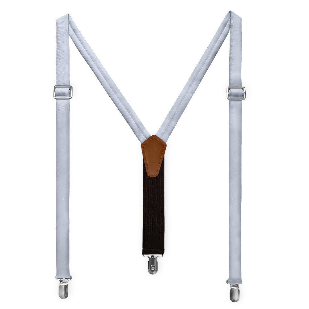 Azazie Ice Suspenders - Full Front View - Knotty Tie Co.