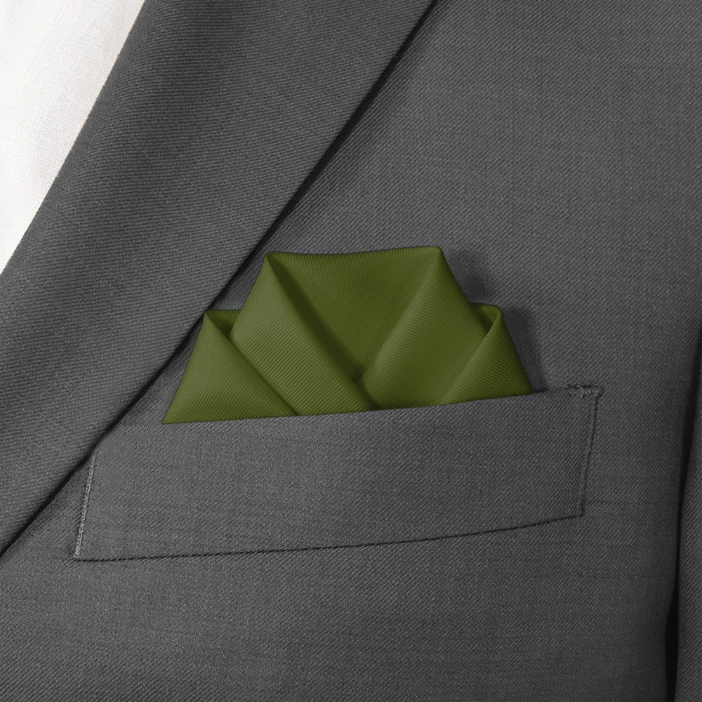Azazie Juniper Pocket Square - Scalloped Fold - Knotty Tie Co.