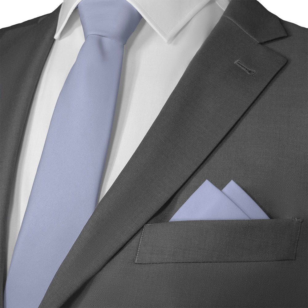 Azazie Lavender Pocket Square - Matching Necktie- Knotty Tie Co.