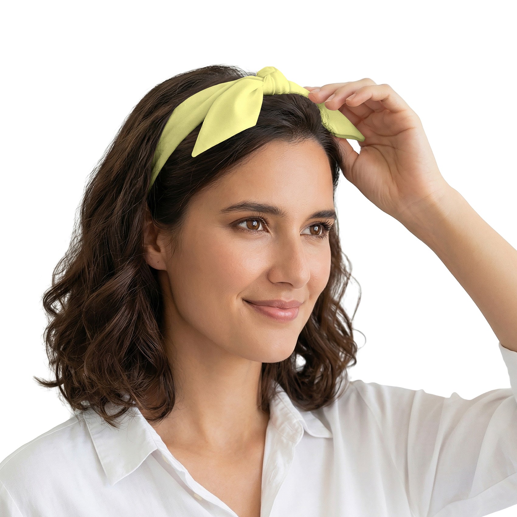 Azazie Lemon Sorbet Hair Scarf - Scarves for Women - Knotty Tie Co.