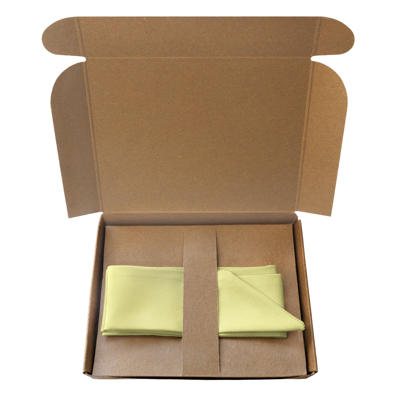 Azazie Lemon Sorbet Hair Scarf - Packaging - Knotty Tie Co.