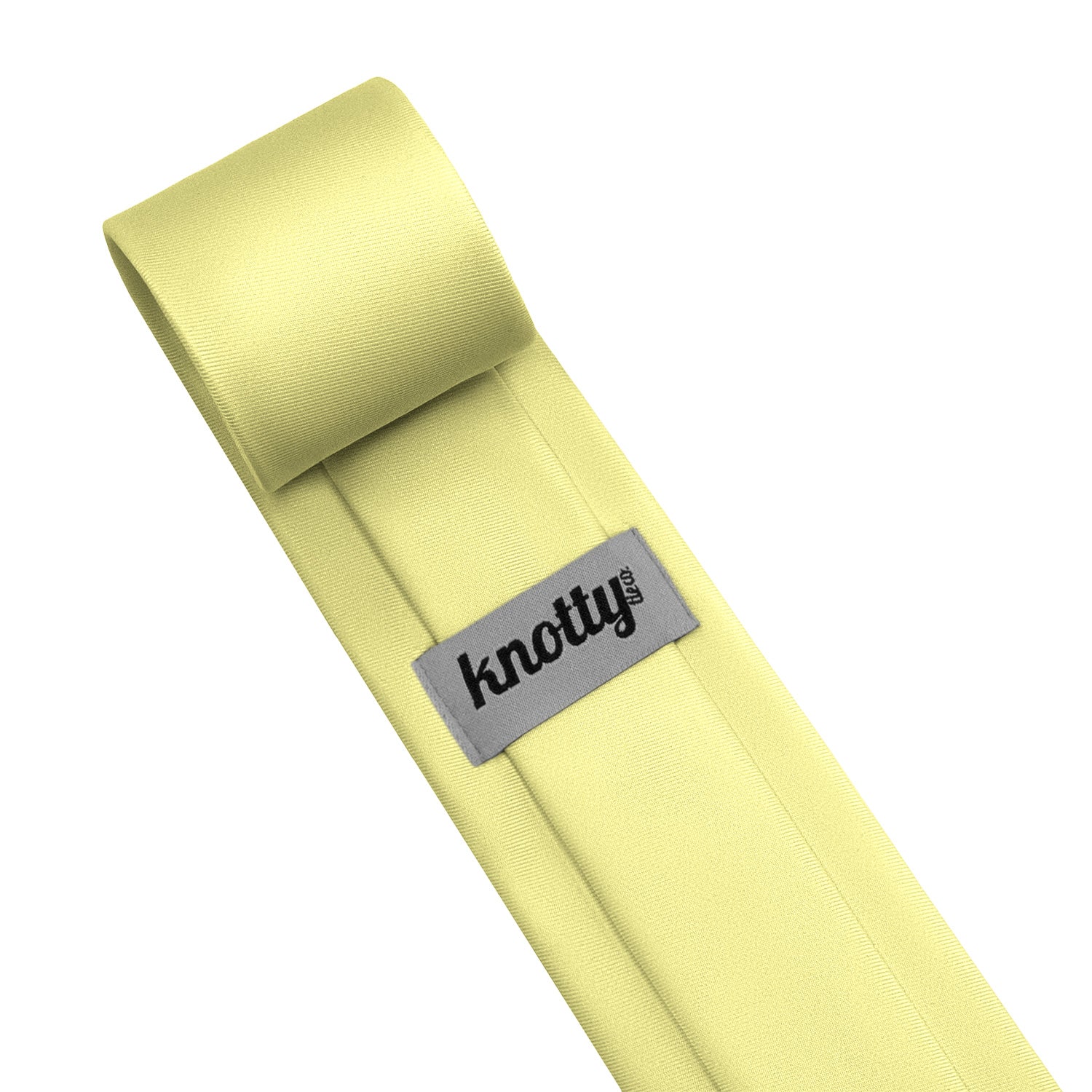 Azazie Lemon Sorbet Necktie - Tag - Knotty Tie Co.