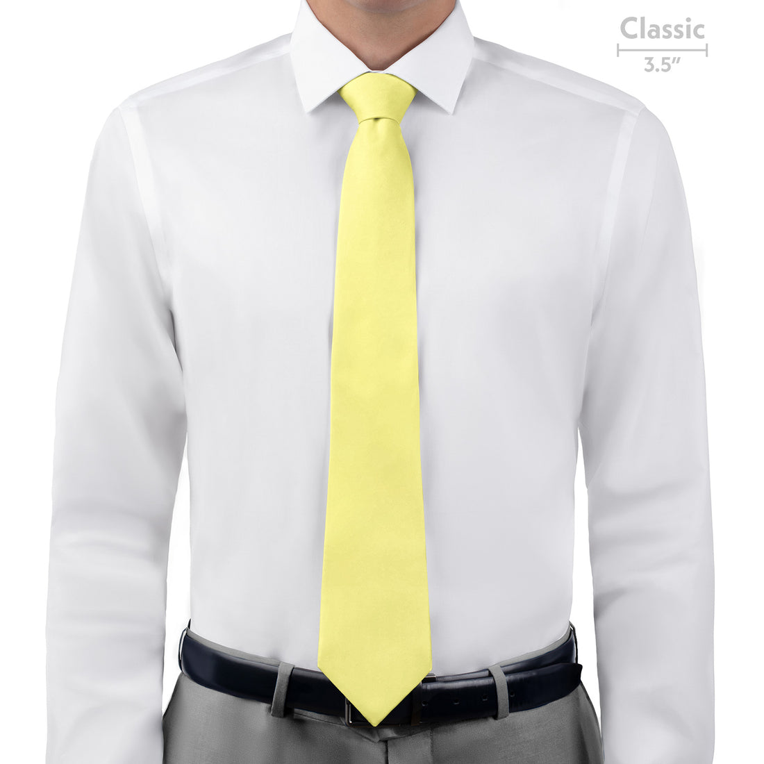 Azazie Lemon Sorbet Necktie - Classic - Knotty Tie Co.