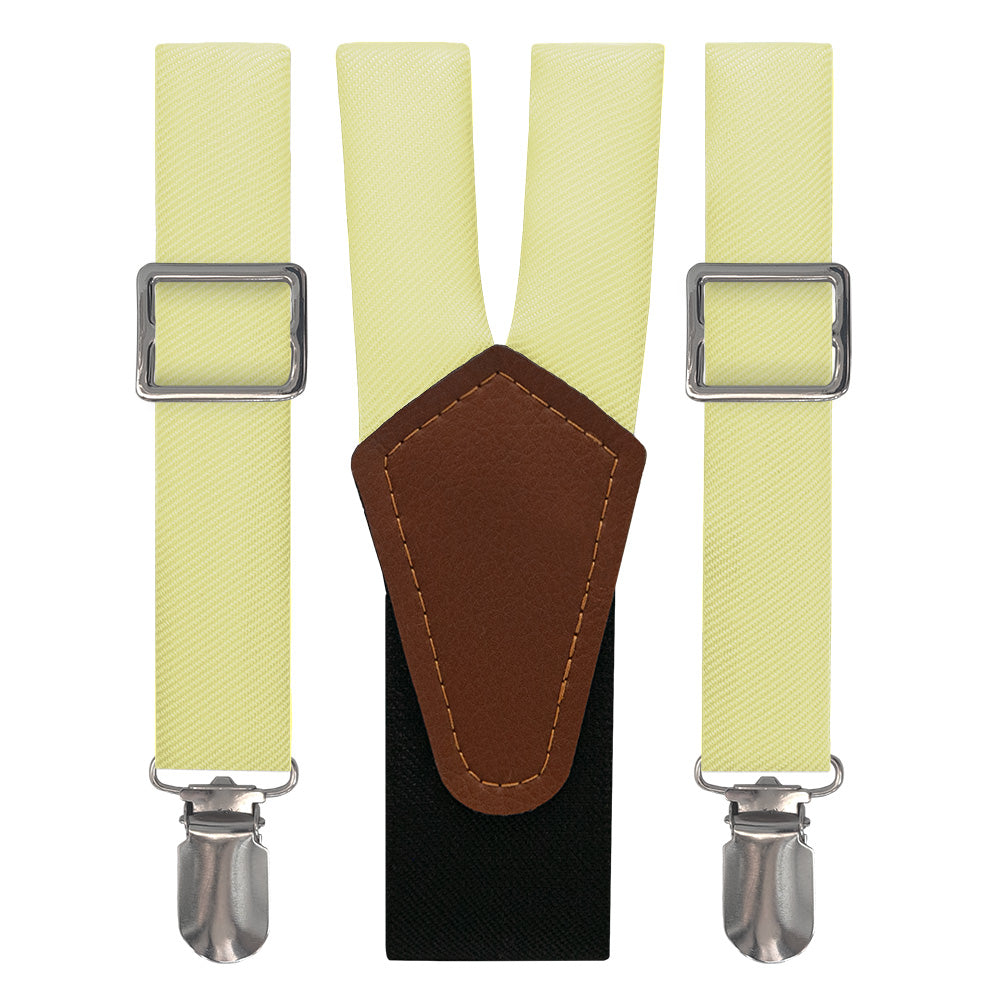 Azazie Lemon Sorbet Suspenders - Main View - Knotty Tie Co.