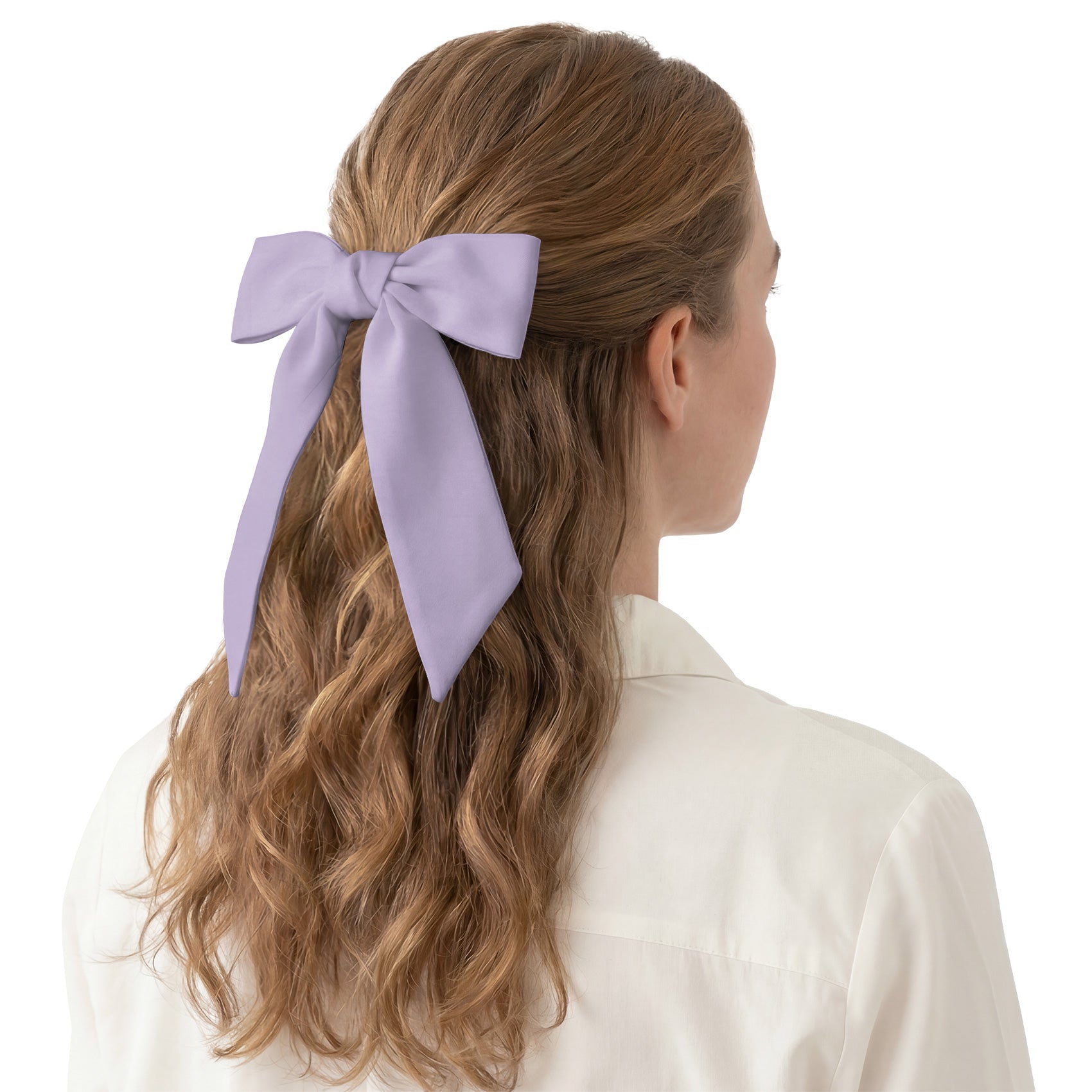 Azazie Lilac Hair Scarf - Hair Scarf - Knotty Tie Co.