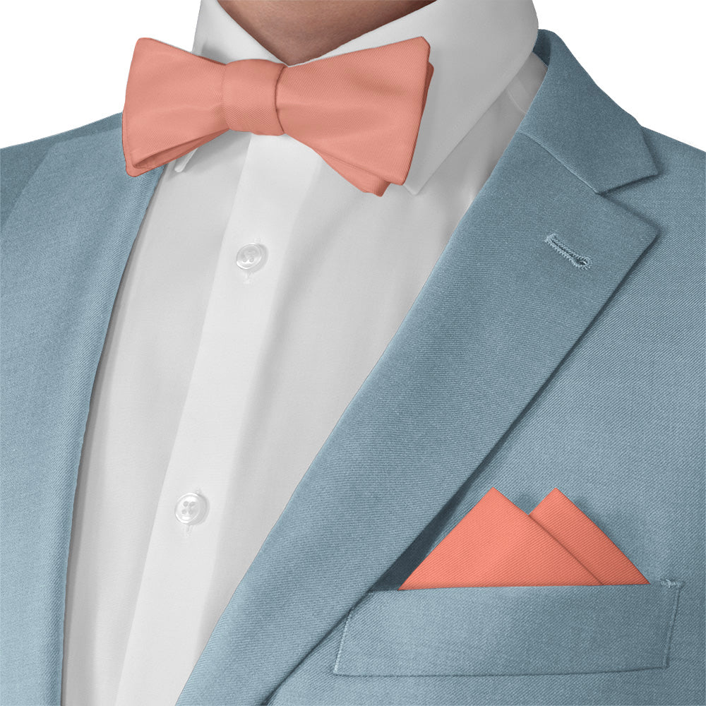 Azazie Mai Tai Pocket Square - Matching Bow Tie - Knotty Tie Co.