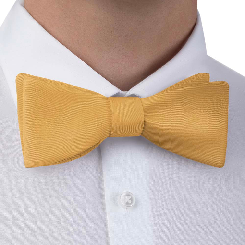 Azazie Marigold Bow Tie - Bow Tie with Dress Shirt - Knotty Tie Co.