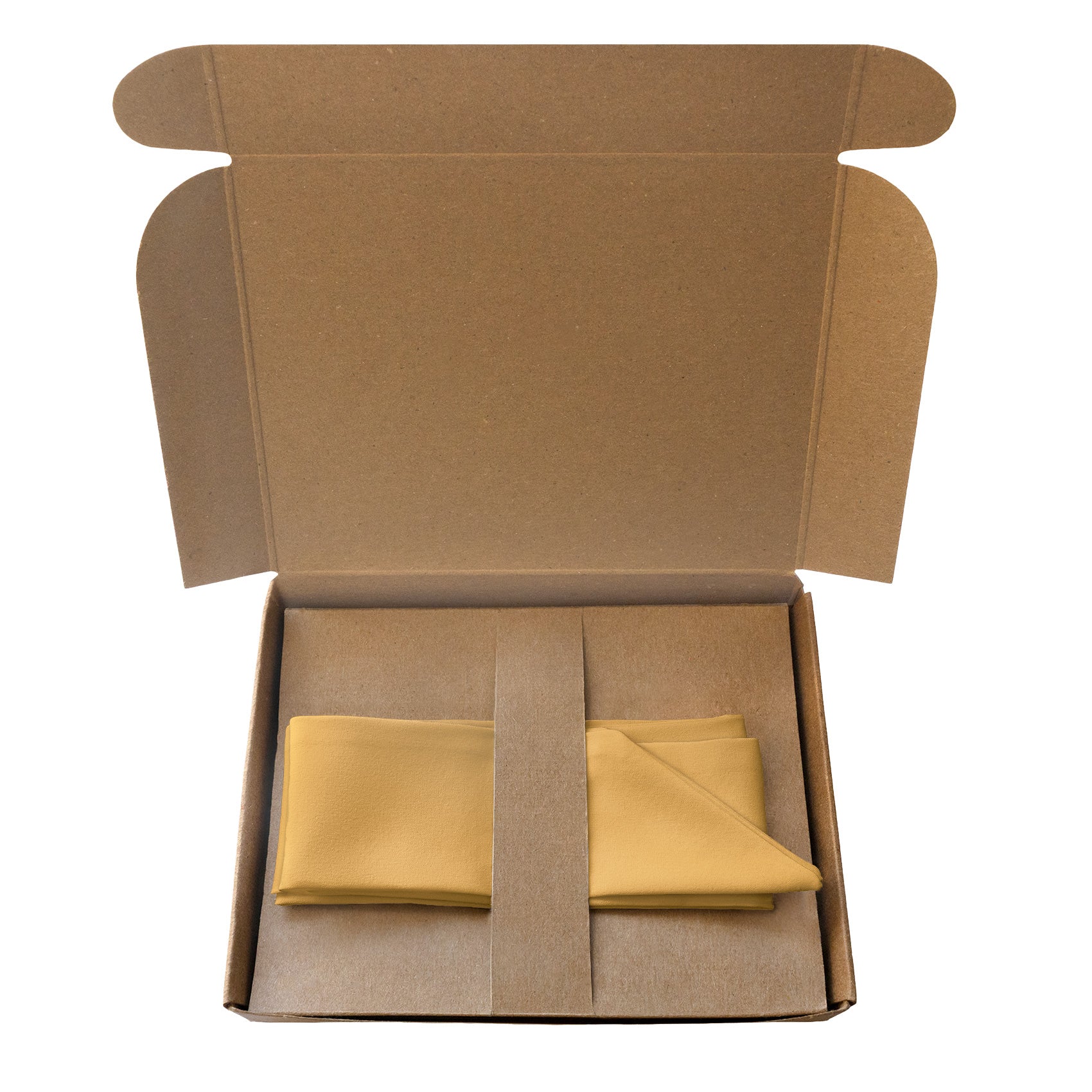 Azazie Marigold Hair Scarf - Packaging - Knotty Tie Co.