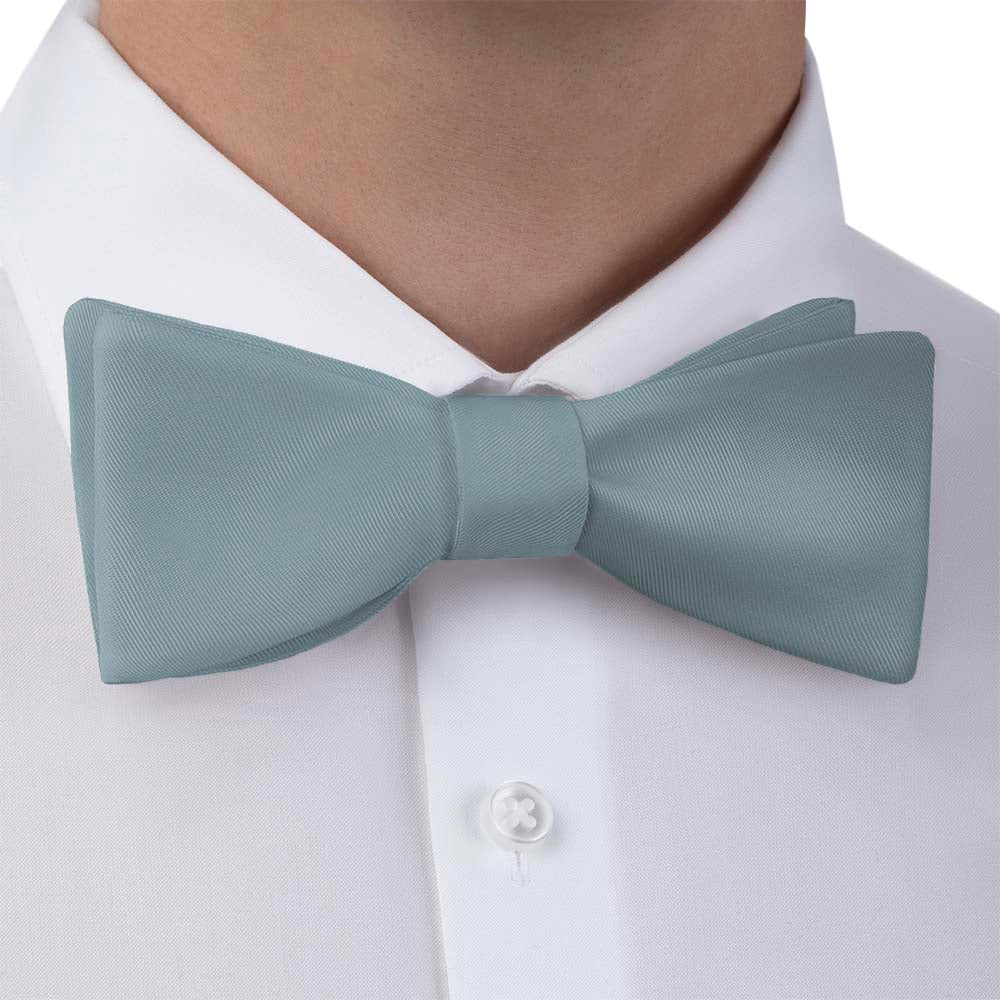 Azazie Moody Blue Bow Tie - Bow Tie with Dress Shirt - Knotty Tie Co.