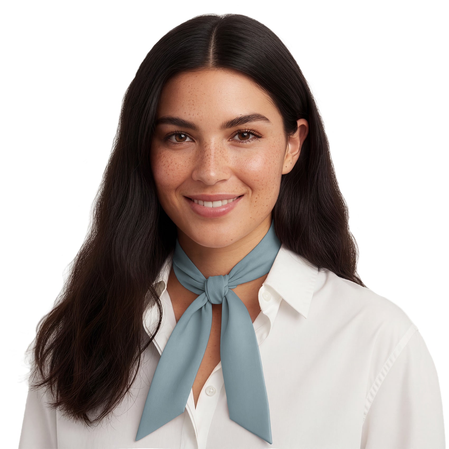Azazie Moody Blue Hair Scarf - Neck Scarves - Knotty Tie Co.
