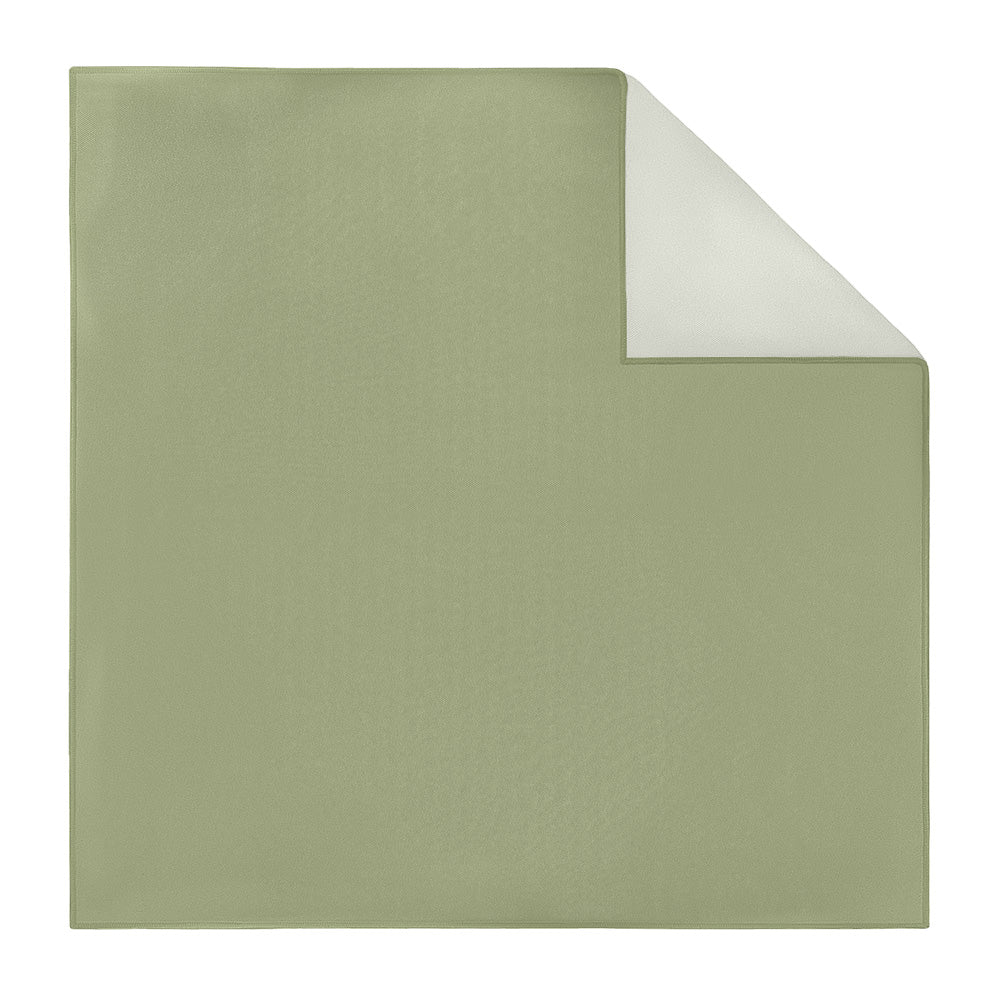 Azazie Moss Green Pocket Square - Printed - Knotty Tie Co.