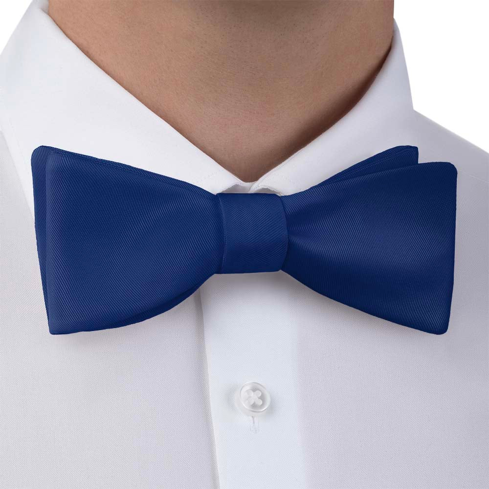 Azazie Navy Blue Bow Tie - Self Tie Bow Tie - Knotty Tie Co.