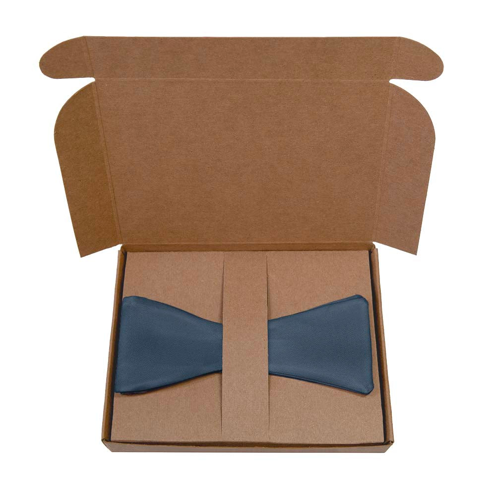 Azazie Neptune Bow Tie- Kraft Gift Box Packaging - Knotty Tie Co.