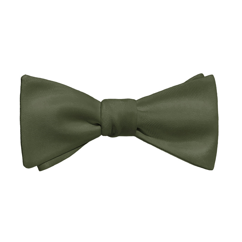 Azazie Olive Bow Tie - Adult Standard Self-Tie 14-18" -  - Knotty Tie Co.