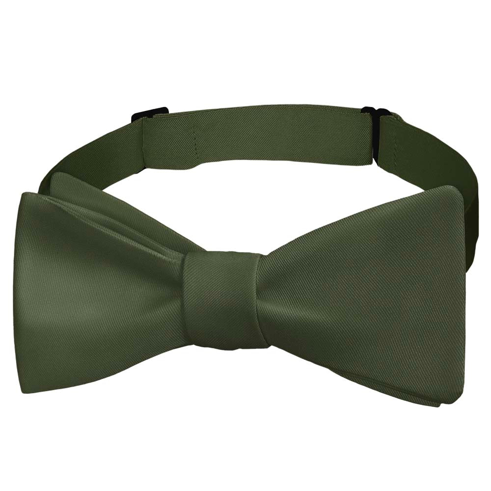 Azazie Olive Bow Tie - Self Tie Bow Tie - Knotty Tie Co.