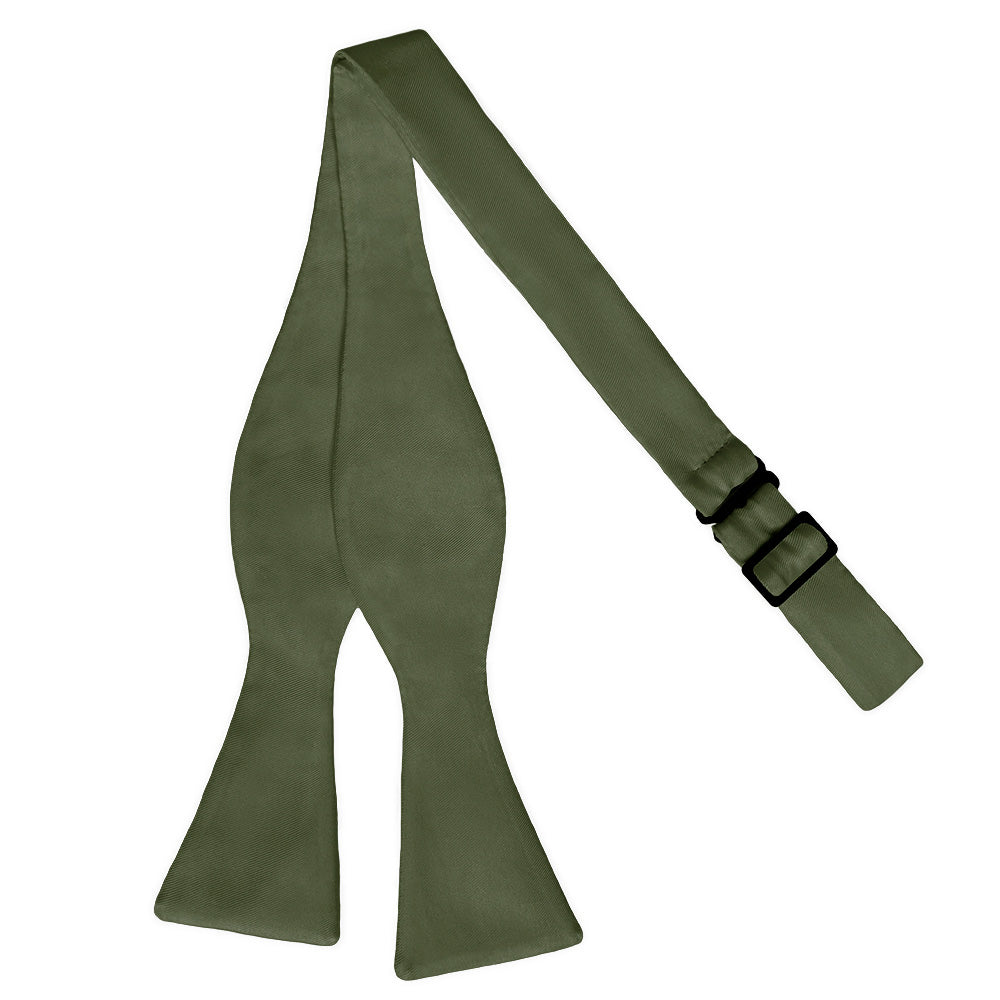 Azazie Olive Bow Tie - Self Tie Flat - Knotty Tie Co.