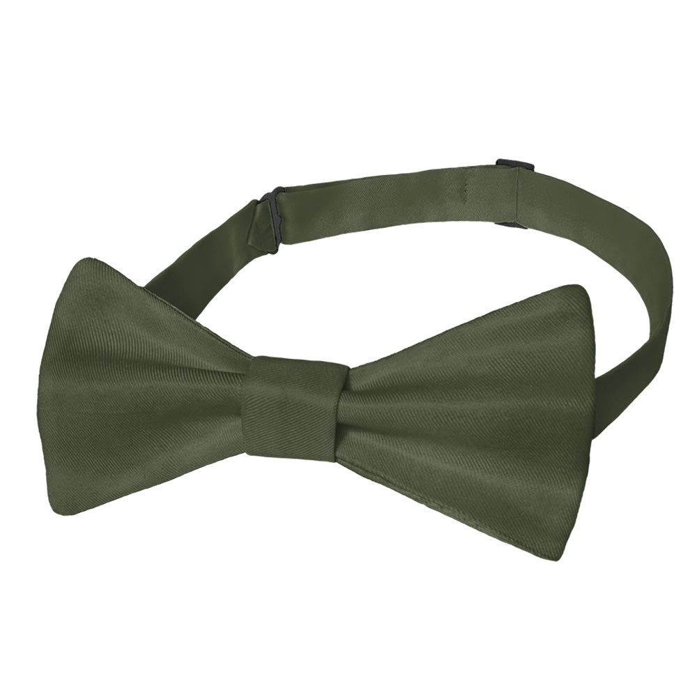 Azazie Olive Bow Tie - Pre-Tied Bow Tie - Knotty Tie Co.