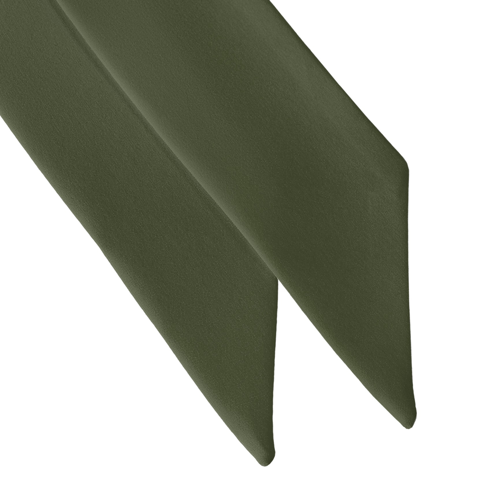 Azazie Olive Hair Scarf - Scarf Tapered Ends - Knotty Tie Co.