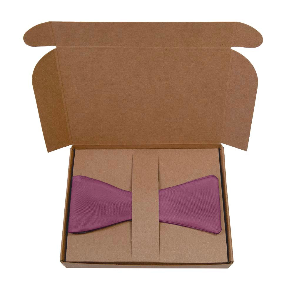 Azazie Orchid Bow Tie- Kraft Gift Box Packaging - Knotty Tie Co.