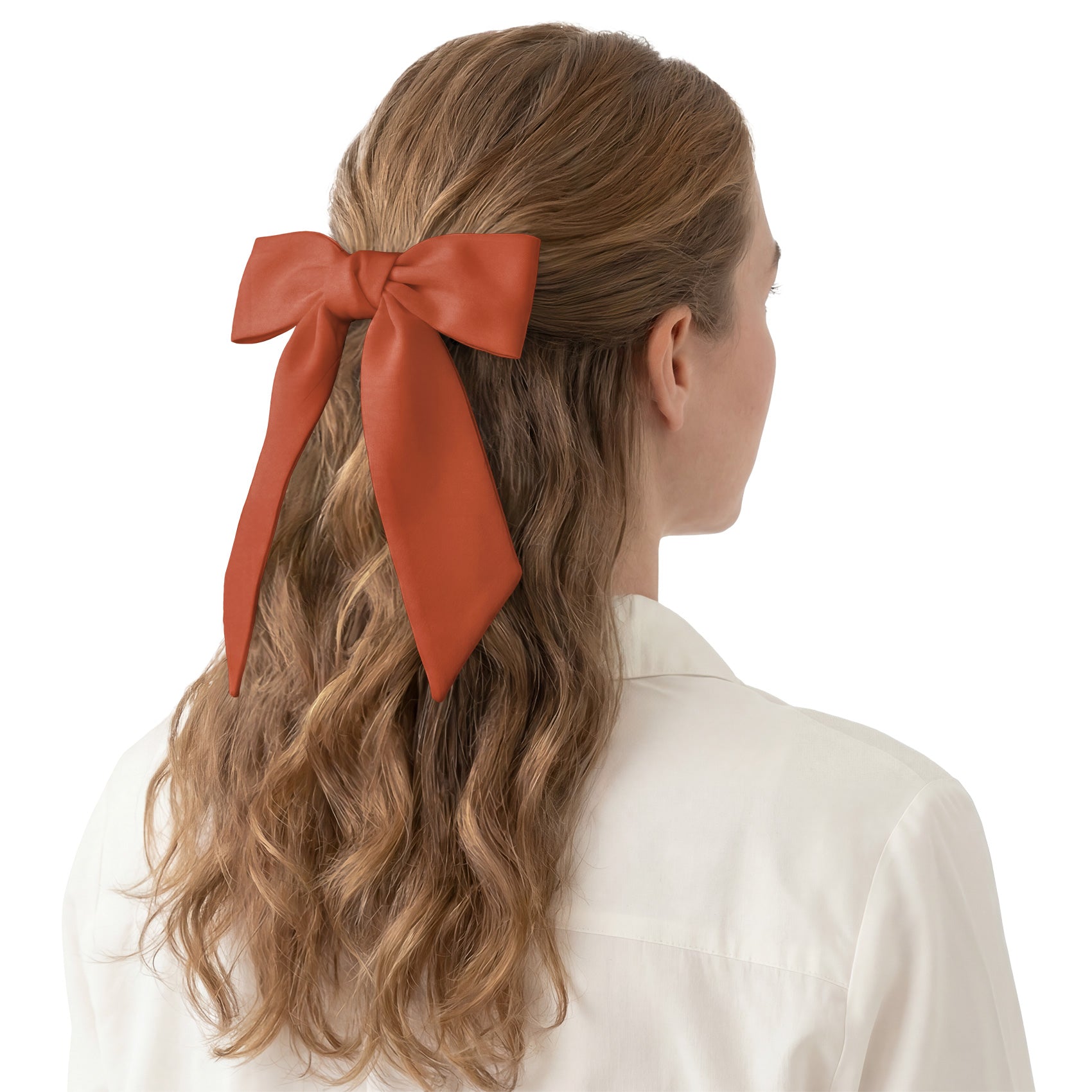 Azazie Paprika Hair Scarf - Hair Scarf - Knotty Tie Co.