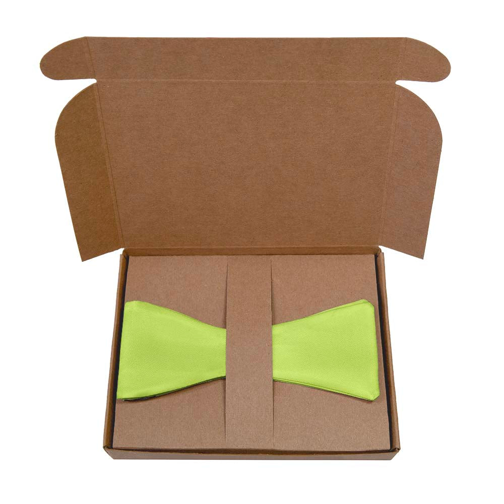 Azazie Pear Bow Tie- Kraft Gift Box Packaging - Knotty Tie Co.