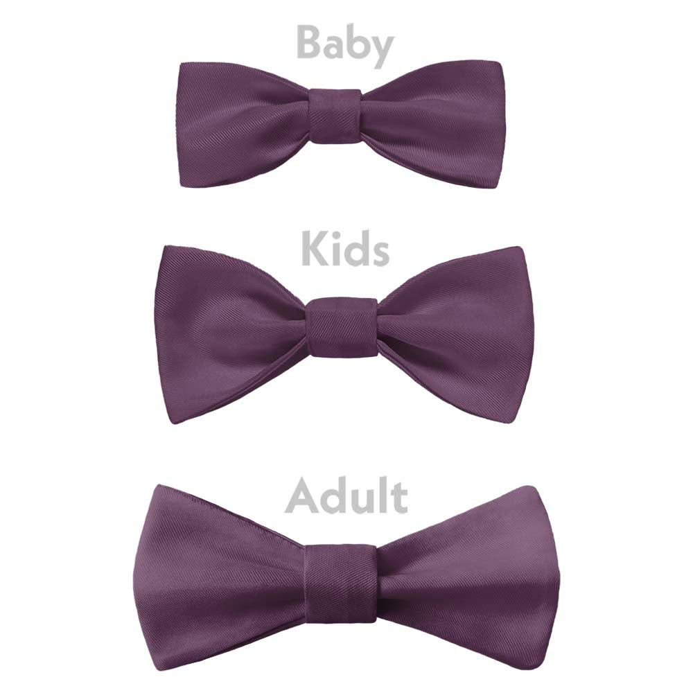 Azazie Plum Bow Tie - Bow Sizes - Knotty Tie Co.