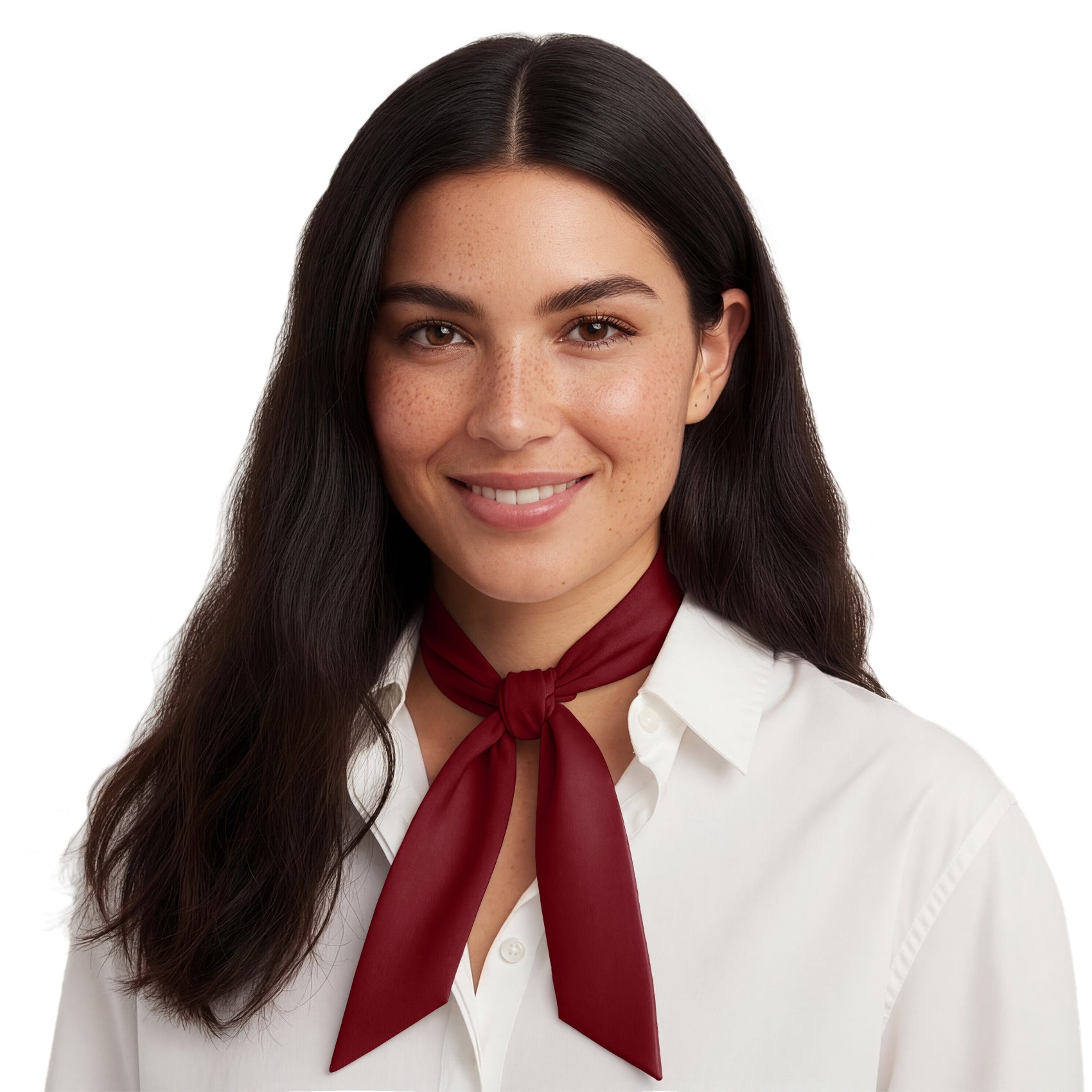 Azazie Pomegranate Hair Scarf - Neck Scarves - Knotty Tie Co.