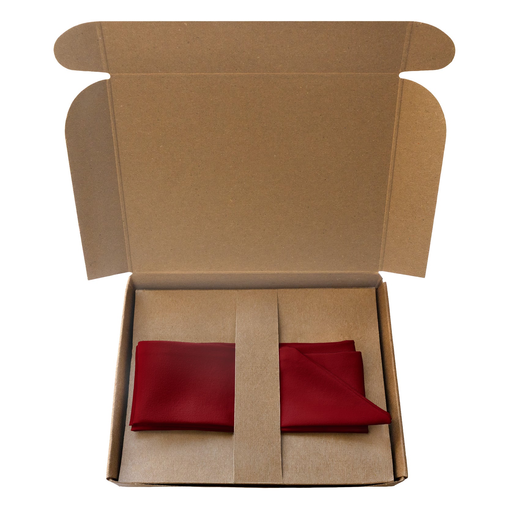 Azazie Pomegranate Hair Scarf - Packaging - Knotty Tie Co.