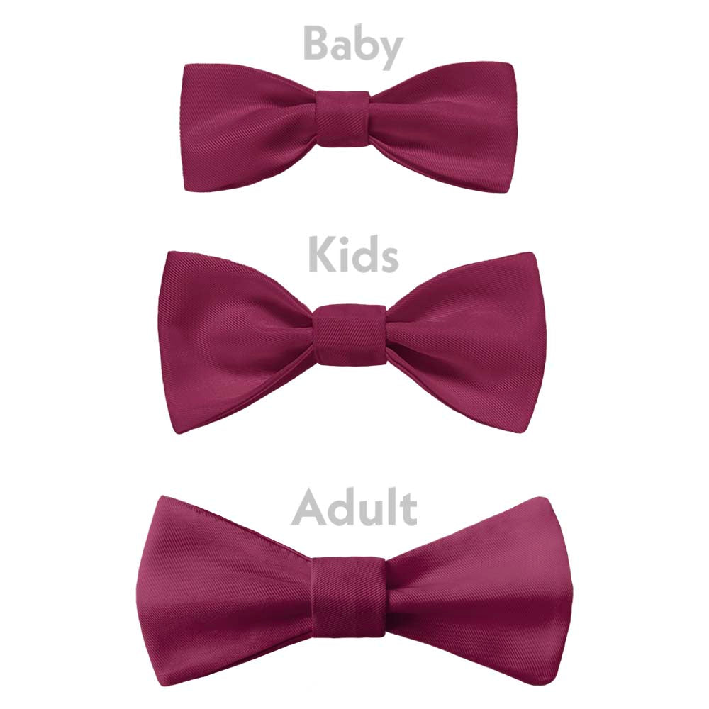 Azazie Raspberry Bow Tie - Bow Sizes - Knotty Tie Co.