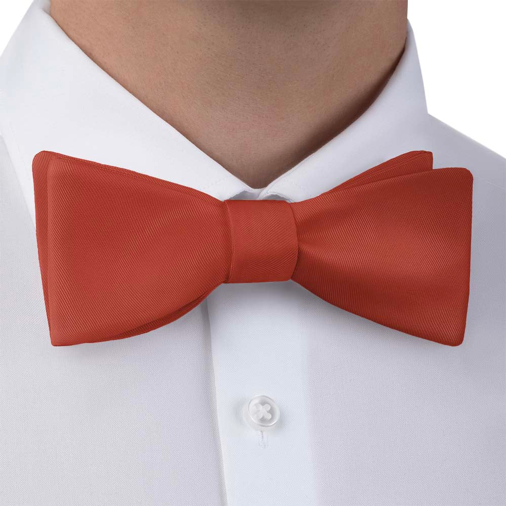 Azazie Rust Bow Tie - Bow Tie with Dress Shirt - Knotty Tie Co.