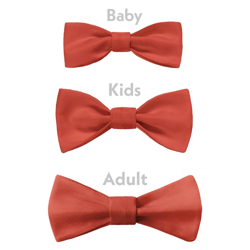 Azazie Rust Bow Tie - Bow Sizes - Knotty Tie Co.