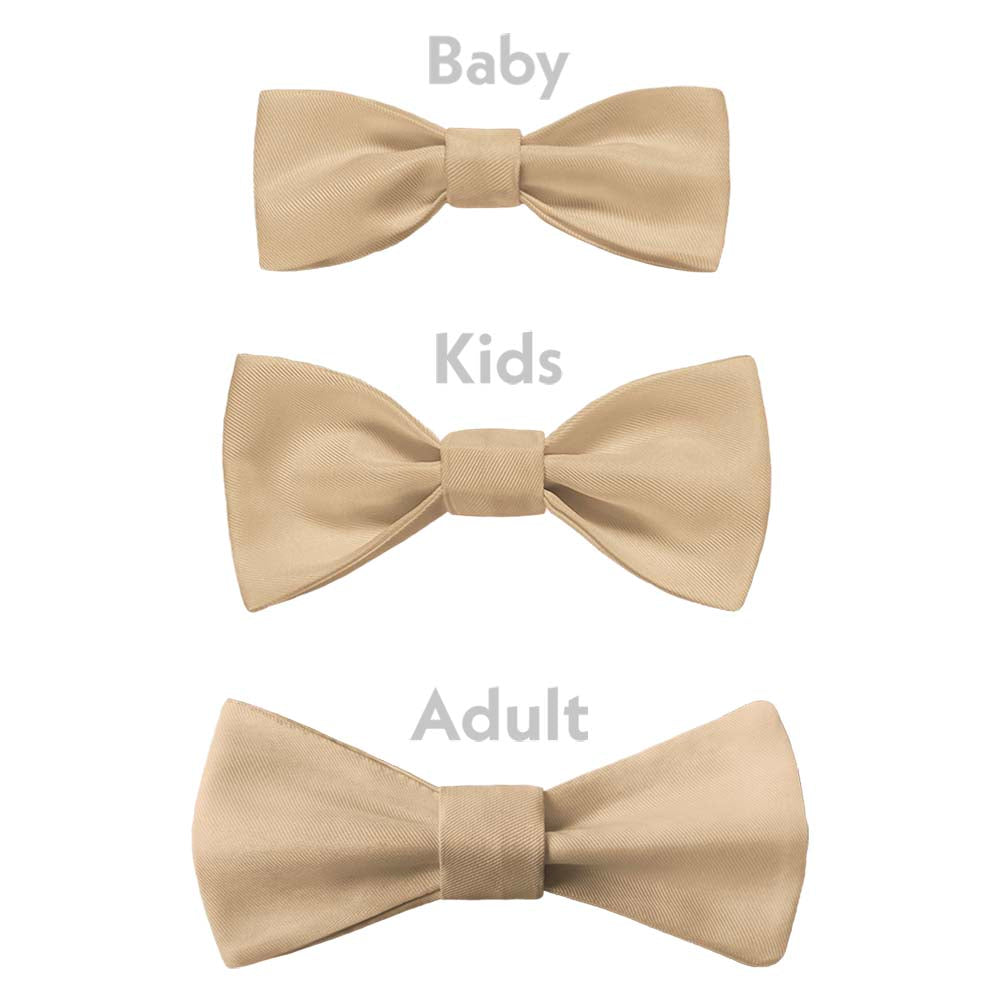 Azazie Sand Bow Tie - Bow Sizes - Knotty Tie Co.