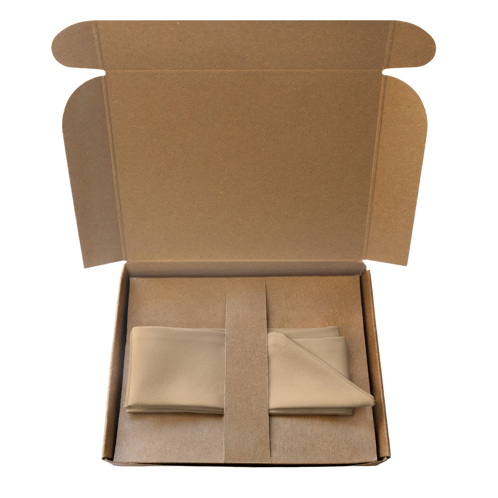 Azazie Sand Hair Scarf - Packaging - Knotty Tie Co.