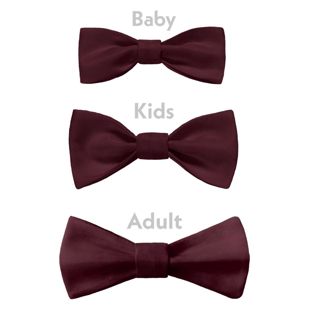 Azazie Sangria Bow Tie - Bow Sizes - Knotty Tie Co.