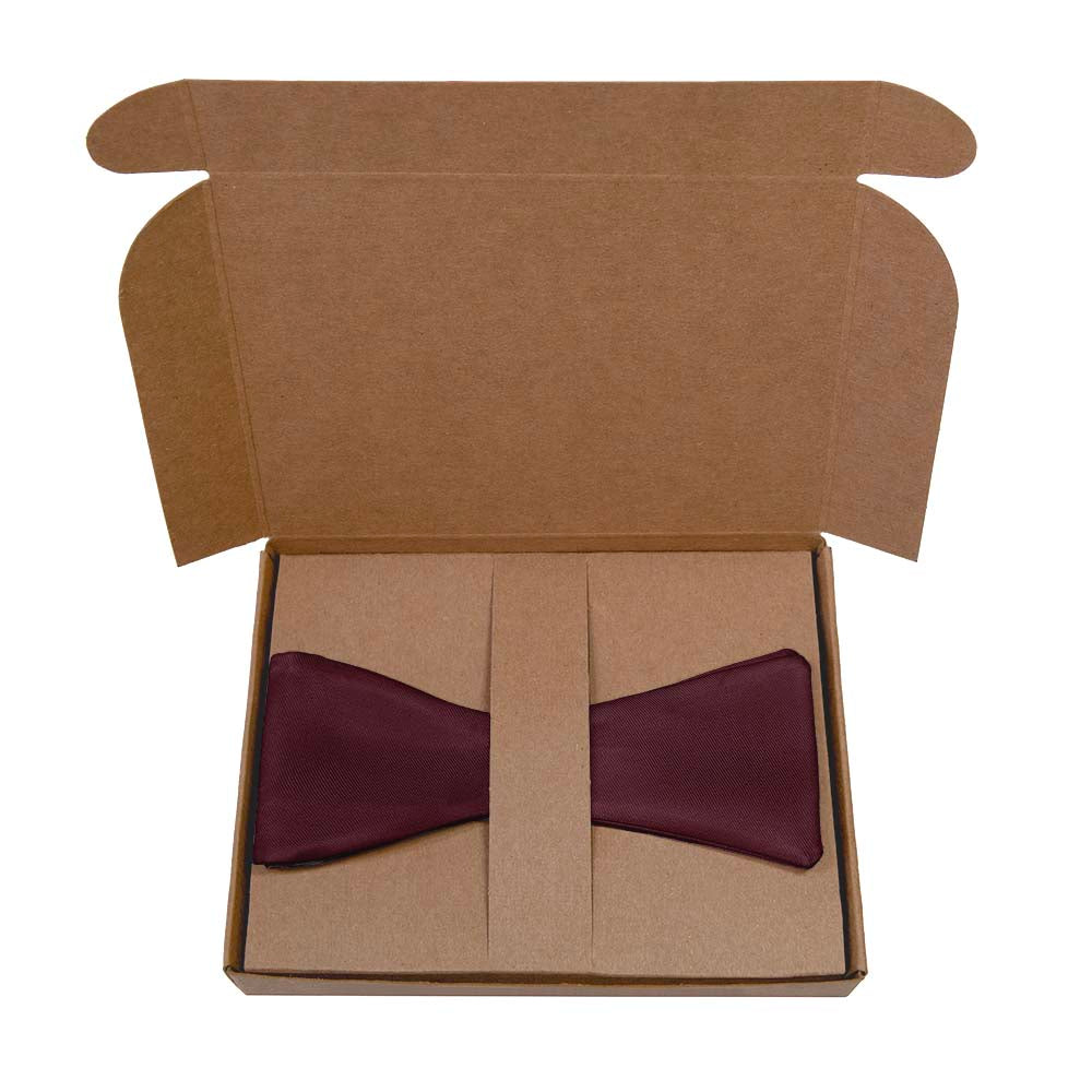 Azazie Sangria Bow Tie- Kraft Gift Box Packaging - Knotty Tie Co.