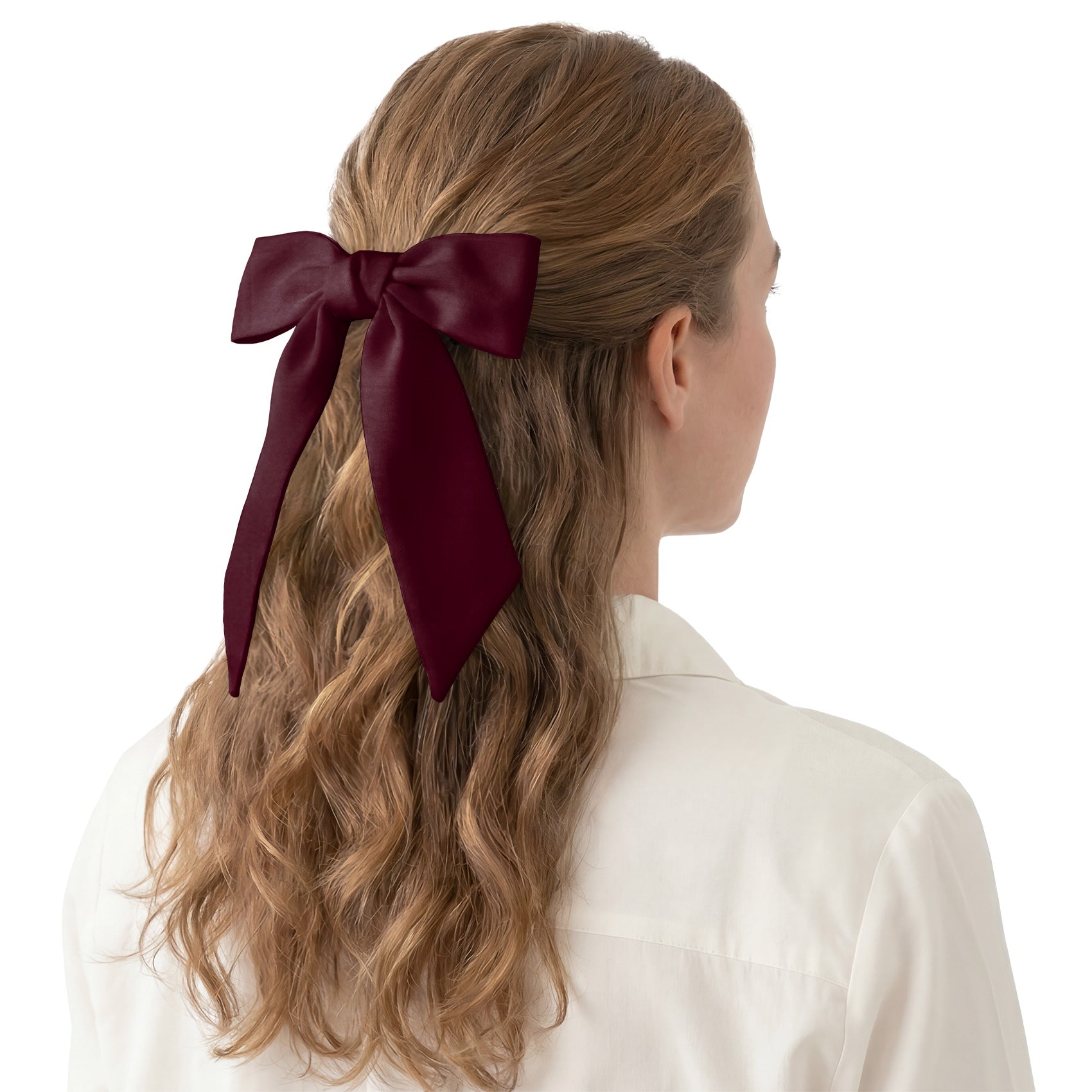 Azazie Sangria Hair Scarf - Hair Scarf - Knotty Tie Co.