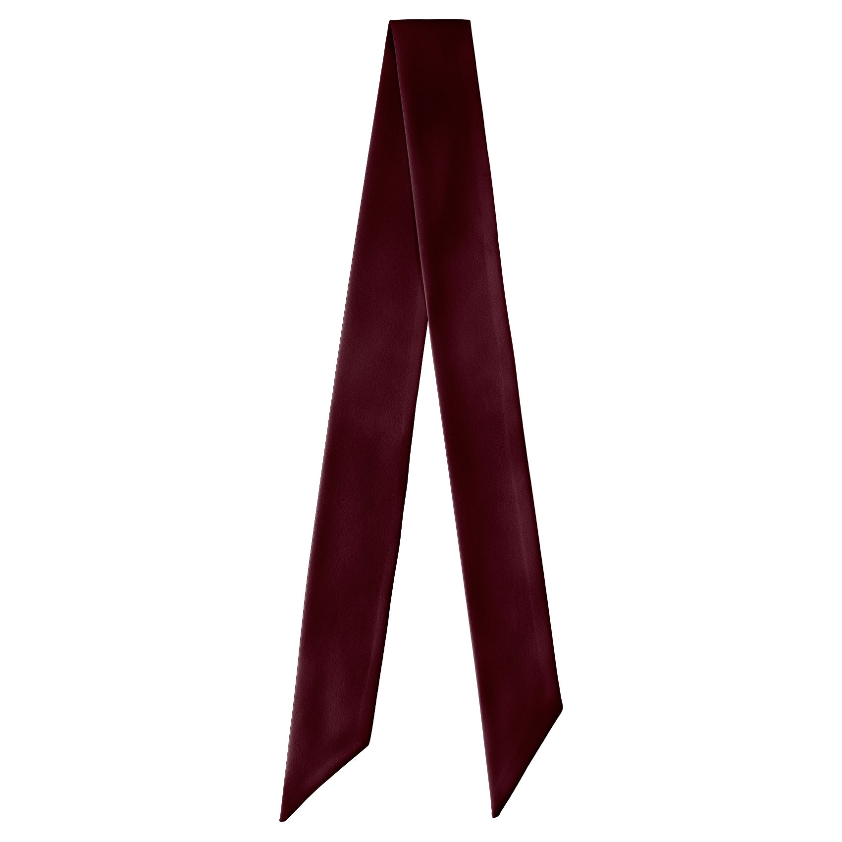 Azazie Sangria Hair Scarf - Full View of Hair Scarf - Knotty Tie Co.