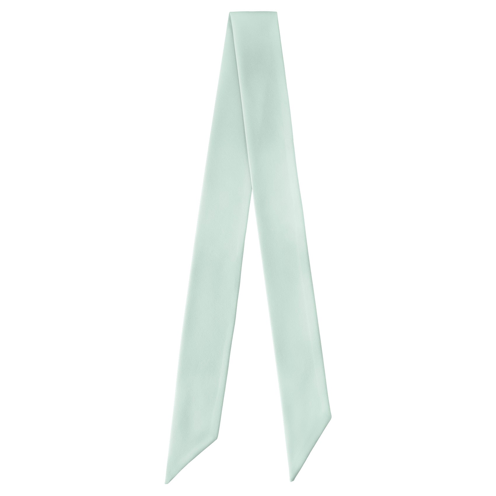 Azazie Sea Glass Hair Scarf - Full View of Hair Scarf - Knotty Tie Co.