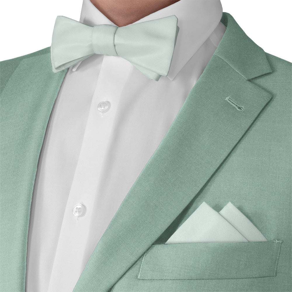 Azazie Sea Glass Pocket Square - Matching Bow Tie - Knotty Tie Co.