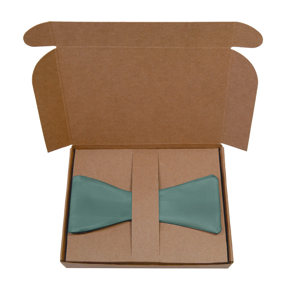 Azazie Sea Moss Bow Tie - Kraft Gift Box Packaging - Knotty Tie Co.