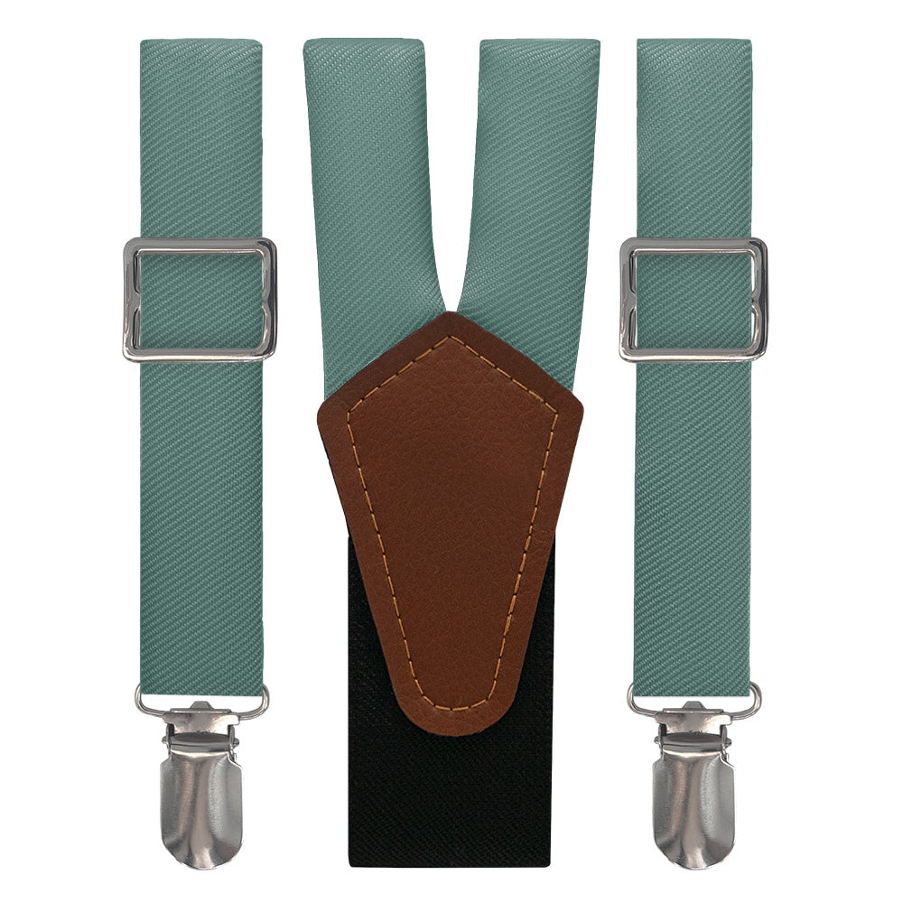 Azazie Sea Moss Suspenders - Main View - Knotty Tie Co.