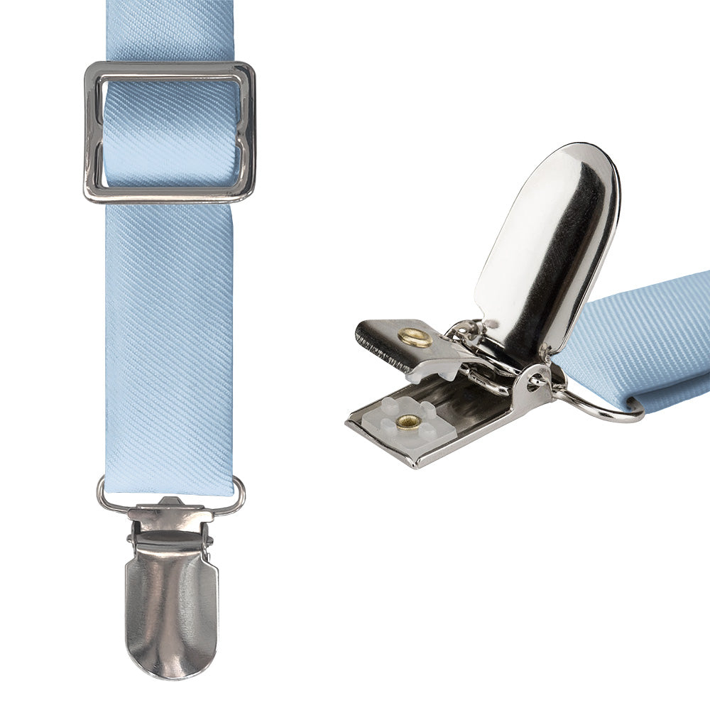Azazie Sky Blue Suspenders
