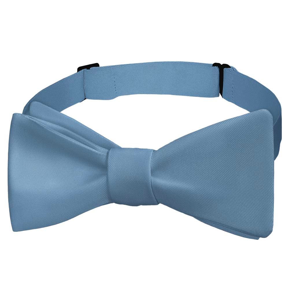 Azazie Steel Blue Bow Tie - Self Tie Bow Tie - Knotty Tie Co.